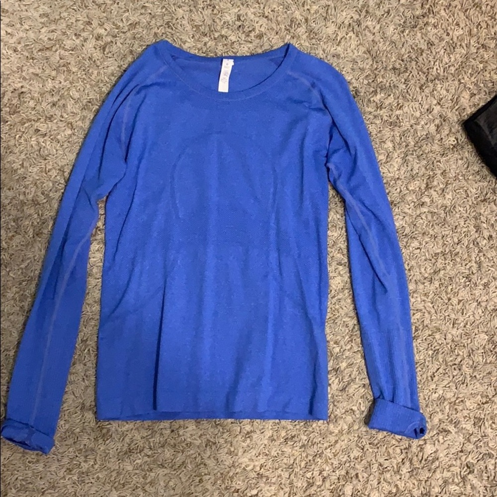Blue swift tech long sleeve